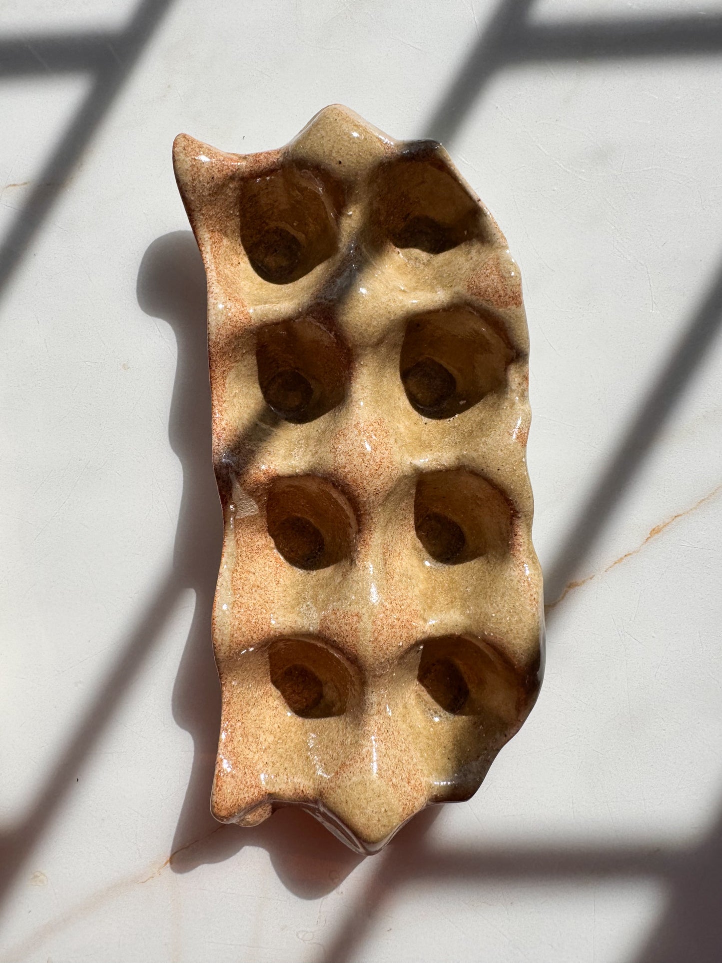 Porta Ovo Bege