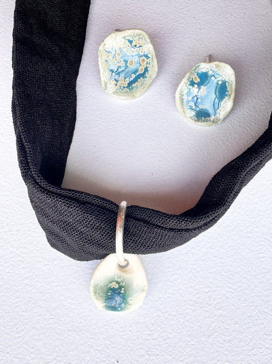 Brinco + Choker Sereno